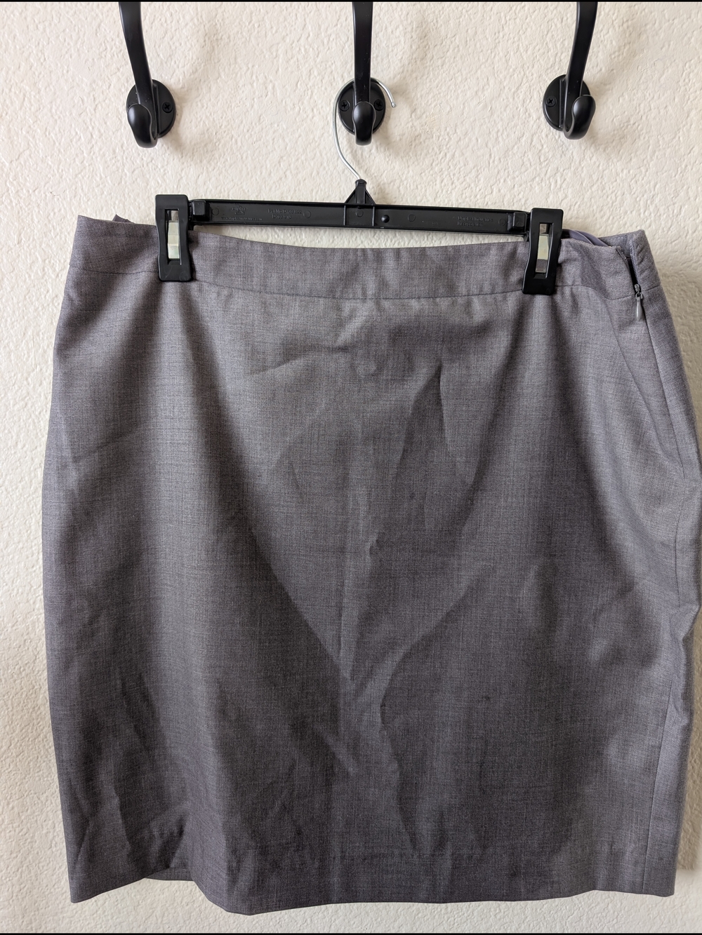Nine West Grey A-Line Office Skirt